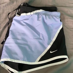 light purple women’s nike shorts